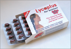 LycoPlus for women mit 15mg Lycopin gegen Hautalterung und Falten